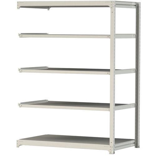 ■ヤマテック ボルトレス中量ラック 300kg/段 W1500×D910×H2100mm 天地5段 ホワイトグレー〔品番:3S75915WR〕【3380934:0】[法人・事業所限定][直送元][店頭受取不可]