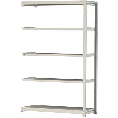 ■ヤマテック ボルトレス中量ラック 300kg/段 W1500&times;D620&times;H2400mm 天地5段 ホワイトグレー〔品番:3S85625WR〕【3381626:0】[法人・事業所限定][直送元][店頭受取不可]｜ホームセンターバロー　店