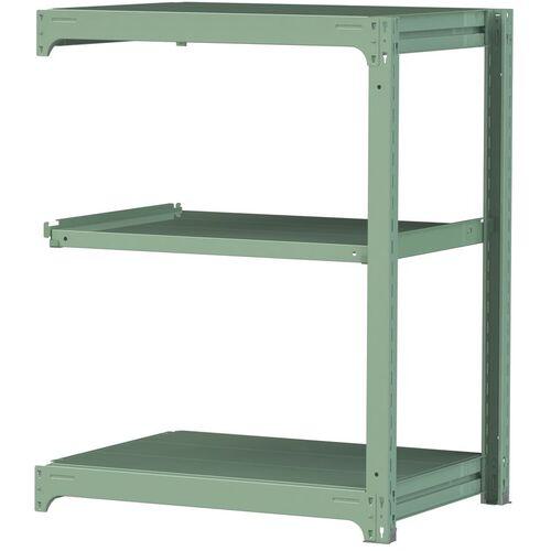 ■ヤマテック ボルトレス中量ラック 300kg/段 W900×D700×H1200mm 天地3段 ライトグリーン〔品番:3S43703GR〕【3382271:0】[法人・事業所限定][直送元][店頭受取不可] 20,350円