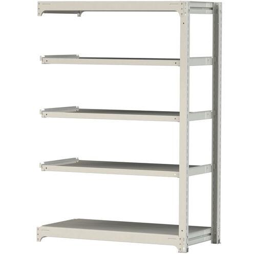 ■ヤマテック ボルトレス中量ラック 300kg/段 W1200&times;D620&times;H1800mm 天地5段 ホワイトグレー〔品番:3S64625WR〕【3382881:0】[法人・事業所限定][直送元][店頭受取不可]｜ホームセンターバロー　店