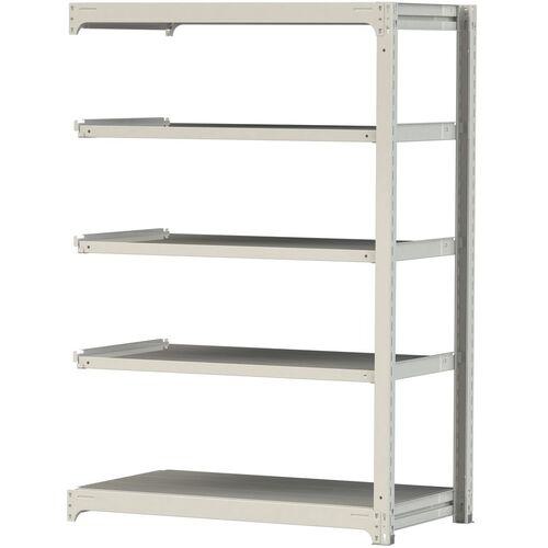 ■ヤマテック ボルトレス中量ラック 300kg/段 W1200×D700×H1800mm 天地5段 ホワイトグレー〔品番:3S64705WR〕【3382902:0】[法人・事業所限定][直送元][店頭受取不可]