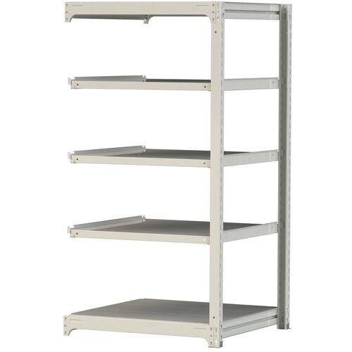 ■ヤマテック ボルトレス中量ラック 300kg/段 W900&times;D910&times;H1800mm 天地5段 ホワイトグレー〔品番:3S63915WR〕【3382921:0】[法人・事業所限定][直送元][店頭受取不可]｜ホームセンターバロー　店