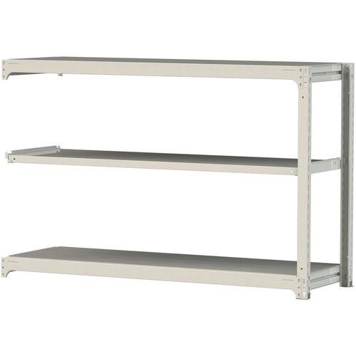 ■ヤマテック ボルトレス中量ラック 300kg/段 W1800×D620×H1200mm 天地3段 ホワイトグレー〔品番:3S46623WR〕【3383635:0】[法人・事業所限定][直送元][店頭受取不可]