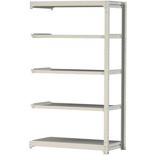 ■ヤマテック ボルトレス中量ラック 300kg/段 W1200×D620×H2100mm 天地5段 ホワイトグレー〔品番:3S74625WR〕【3384304:0】[法人・事業所限定][直送元][店頭受取不可] 26,719円