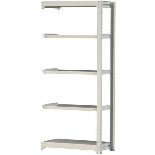 ■ヤマテック ボルトレス中量ラック 500kg/段 W900×D480×H2100mm 天地5段 ホワイトグレー〔品番:5S73485WR〕【3387689:0】[法人・事業所限定][直送元][店頭受取不可]