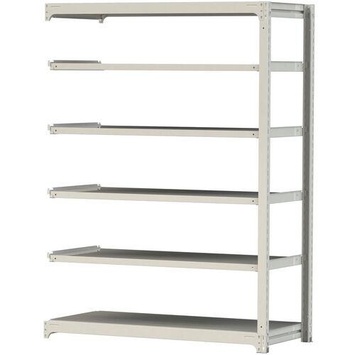 ■ヤマテック ボルトレス中量ラック 500kg/段 W1500×D700×H2100mm 天地6段 ホワイトグレー〔品番:5S75706WR〕【3388101:0】[法人・事業所限定][直送元][店頭受取不可] 45,276円