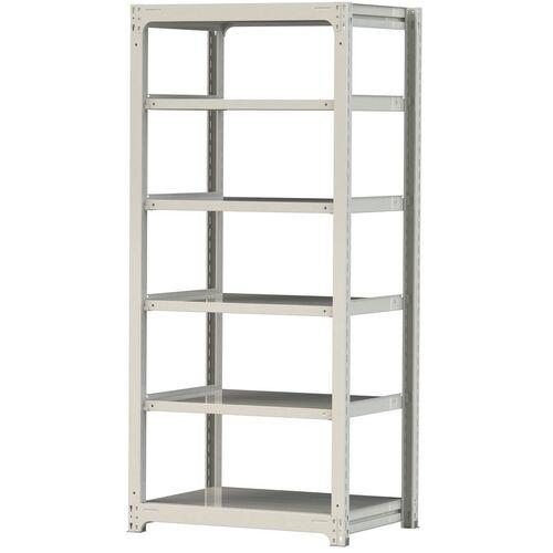 ■ヤマテック ボルトレス中量ラック 500kg/段 W900&times;D700&times;H2100mm 天地6段 ホワイトグレー〔品番:5S73706W〕【3388186:0】[法人・事業所限定][直送元][店頭受取不可]｜ホームセンターバロー　店