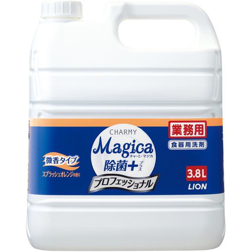 ■ライオン 【メーカー在庫限りで廃番】 マジカ 除菌+プロ 微香スプラッシュオレンジ 3.8L《3本入》〔品番:SYQEOGM〕【3392191×3:0】[送料別途見積り][掲外取寄][店頭受取不可]