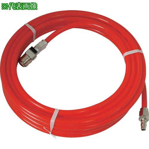 ■チヨダ ブレードホースカップリングセット MFX付レッド 6.5&times;10 30m〔品番:BH6.530MFX〕【3420040:0】[送料別途見積り][掲外取寄][店頭受取不可]｜ホームセンターバロー　店