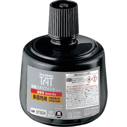■シヤチハタ 強着スタンプインキ タート速乾性多目的用 大瓶 黒〔品番:STSGA3K〕【3459979:0】[送料別途見積り][掲外取寄][店頭受取不可]