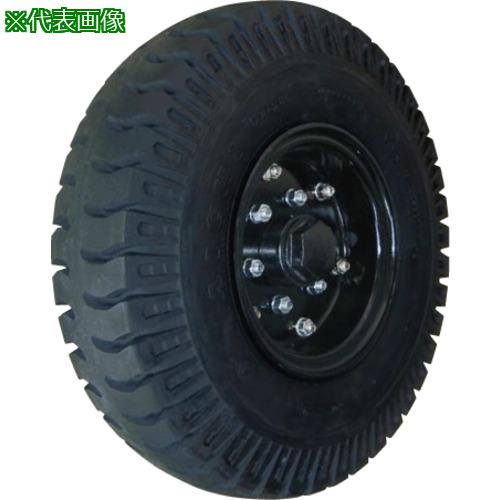 ■ヨドノ ユニークタイヤ(ベアリング入) A44ハブ付 車輪径250mm〔品番:UC3.005A44〕【3461775:0】[送料別途見積り][掲外取寄][店頭受取不可]