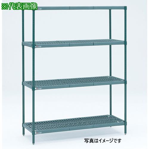 ■ERECTA メトロ スーパーエレクター・プロ 間口1520mm×奥行612mm×高さ1587mm (P)4段〔品番:PR2460NK3P1590W4〕【3488615:0】[送料別途見積り][法人・事業所限定][外直送][店頭受取不可]