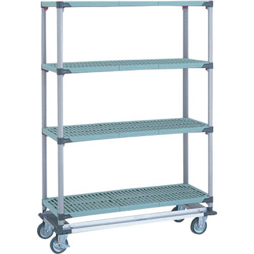 ■ERECTA メトロiQドーリー φ100ゴム 対角S付〔品番:D2124IQR100S〕【3498732:0】[送料別途見積り][法人・事業所限定][外直送][店頭受取不可]