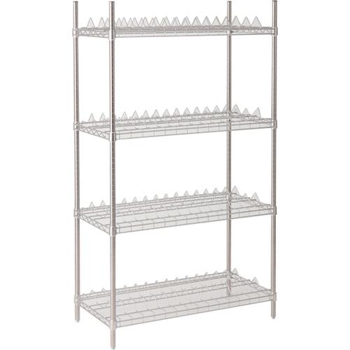 ■ERECTA リールシェルフ 間口910mm×奥行460mm×高さ1587mm(PS) DB付 4段 リールサイズφ180mm用〔品番:RSMS910APS1590W4〕【3499176:0】[送料別途見積り][法人・事業所限定][外直送][店頭受取不可]