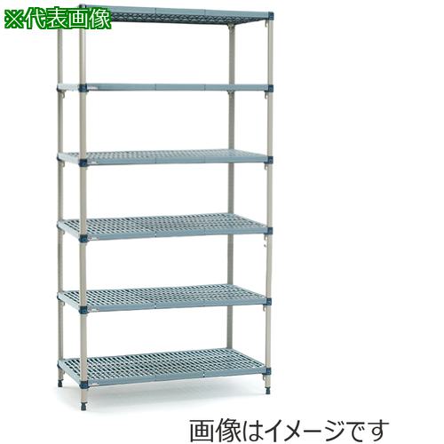 ■ERECTA メトロマックスQ 間口1825mm&times;奥行620mm&times;高さ1886mm 6段〔品番:MQ2472GMQ74PE6〕【3499321:0】[送料別途見積り][法人・事業所限定][直送][店頭受取不可]｜ホームセンターバロー　店