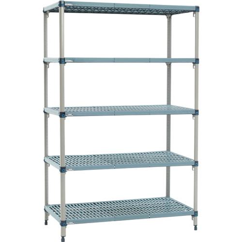 ■ERECTA メトロマックスQ 間口910mm×奥行540mm×高さ1581mm 5段〔品番:MQ2136GMQ63PE5〕【3499904:0】[送料別途見積り][法人・事業所限定][外直送][店頭受取不可]