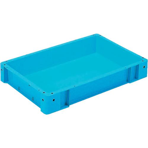 ■RISU ボックス型コンテナ NES大ハーフ青穴あり《300個入》〔品番:NESLHALFB〕【3507281×300:0】[送料別途見積り][法人・事業所限定][外直送][店頭受取不可]