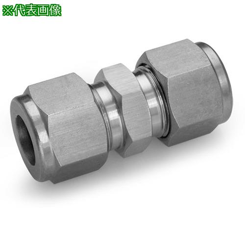 ■Fujikin ニューV-Lok 2圧縮リング喰い込み式 ステンレス鋼製〔品番:VUWF20V〕【3521049:0】[店頭受取不可]