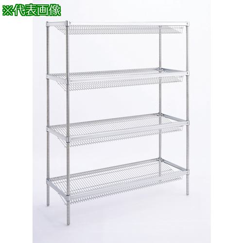 ■Canyon ステンレススランティングキャニオンシェルフ SUSS 310x910x1390 4段〔品番:SUSS31091013904〕【3530198:0】[送料別途見積り][法人・事業所限定][直送][店頭受取不可]｜ホームセンターバロー　店