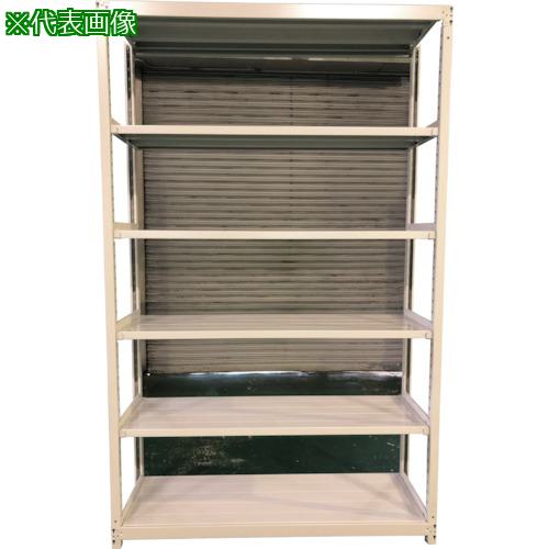 ■双福鋼器 軽中量ボルトレスラック 200kg 1200×450×2400 天地6段 単体 ホワイトグレー〔品番:TS84456T〕【3535486:0】[法人・事業所限定][外直送元][店頭受取不可]