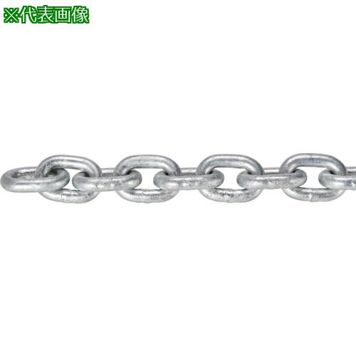 ■TRUSCO JIS F2106第一種規格相当 ショートリンクチェーン スチール ドブメッキ 線径9mm×長さ25.1M~26.0M〔品番:TIC9SHD26C〕【3550062:0】[送料別途見積り][法人・事業所限定][直送][店頭受取不可]