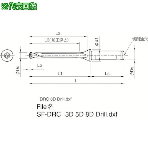 ■京セラ マジックドリル用ホルダ SF-DRC 加工深さ8&times;DC〔品番:SF16DRC100M8〕【3577228:0】[送料別途見積り][掲外取寄][店頭受取不可]｜ホームセンターバロー　店