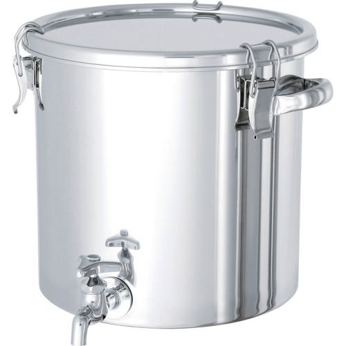 ■MONOVATE ステンレスタンク ストレート密閉タンク(蛇口付) 20L〔品番:CTHW30〕【3602869:0】[店頭受取不可]