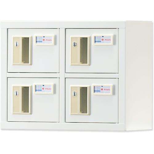 ■仁張 壁掛用貴重品ロッカー(2列2段)〔品番:NKWS022〕【3605999:0】[送料別途見積り][法人・事業所限定][外直送][店頭受取不可]