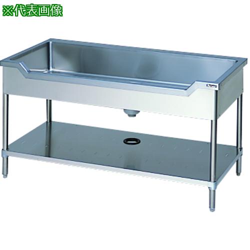 ■Maruzen 舟型シンク SUS304 三面アール〔品番:BSF1X156TH〕【3608180:0】[送料別途見積り][法人・事業所限定][直送][店頭受取不可]｜ホームセンターバロー　店