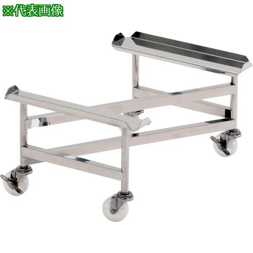 ■テックサス ステンレスZ型キャリー(SUS75φナイロン車2J2JS) 585&times;380&times;300〔品番:PZ10D300H〕【3611539:0】[送料別途見積り][法人・事業所限定][直送][店頭受取不可]｜ホームセンターバロー　店