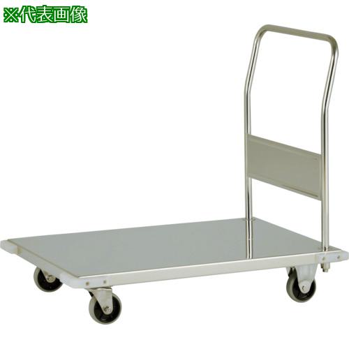 ■テックサス ステンレス台車 900X600 SUSφ100ウレタン車〔品番:LD9060D〕【3611543:0】[法人・事業所限定][外直送元][店頭受取不可]