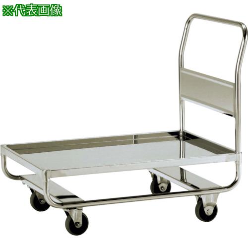 ■テックサス 1段高台車(皿型タイプ) 900X600 スチールφ100ウレタン車〔品番:DN1U9060E〕【3612164:0】[法人・事業所限定][外直送元][店頭受取不可]