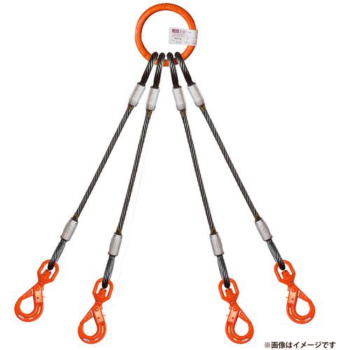 ■TAIYO 吊れるメッシュ用4点吊りスリング(1012753)〔品番:TML4WR〕【3612200:0】[法人・事業所限定][外直送元][店頭受取不可]