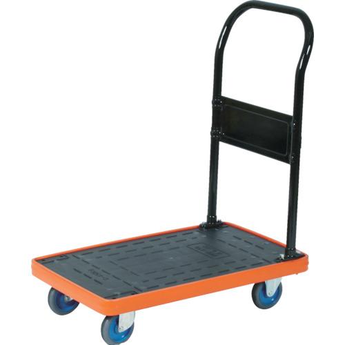 ■TRUSCO MKP樹脂製台車 固定式 716X436 エアキャスター付〔品番:MKP158AC〕【3616053:0】[店頭受取不可]｜ホームセンターバロー　店
