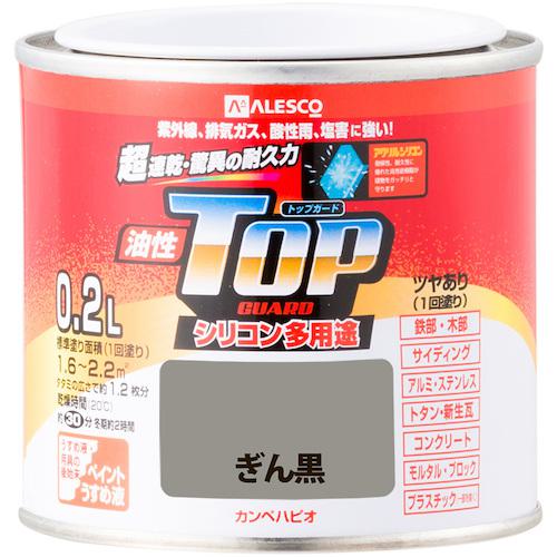 ■KANSAI 油性トップガード ぎん黒 0.2L《6缶入》〔品番:00017645111002〕【3626227×6:0】[送料別途見積り][法人・事業所限定][掲外取寄][店頭受取不可]