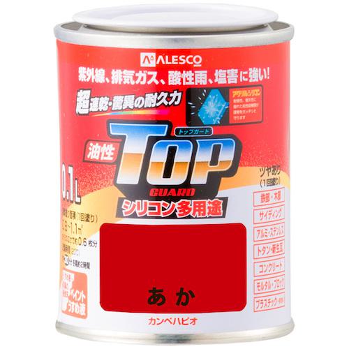 ■KANSAI 油性トップガード あか 0.1L《12缶入》〔品番:00017640031001〕【3626258×12:0】[送料別途見積り][掲外取寄][店頭受取不可]
