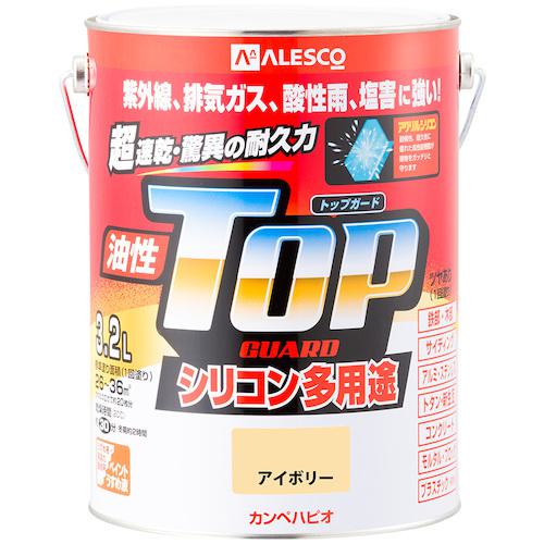 ■KANSAI 油性トップガード アイボリー 3.2L《4缶入》〔品番:00017640071032〕【3627752×4:0】[送料別途見積り][法人・事業所限定][掲外取寄][店頭受取不可]