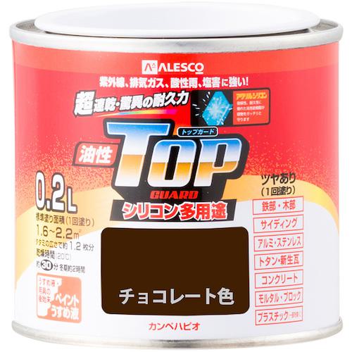 ■KANSAI 油性トップガード チョコレート色 0.2L《6缶入》〔品番:00017640241002〕【3627763×6:0】[送料別途見積り][法人・事業所限定][掲外取寄][店頭受取不可]