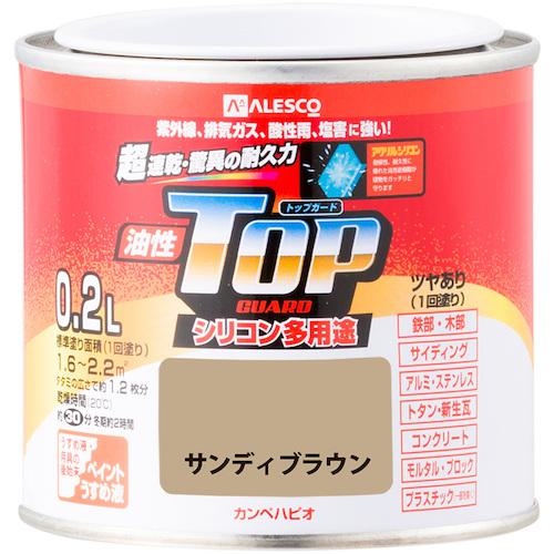 ■KANSAI 油性トップガード サンディブラウン 0.2L《6缶入》〔品番:00017640741002〕【3627843×6:0】[送料別途見積り][法人・事業所限定][掲外取寄][店頭受取不可]