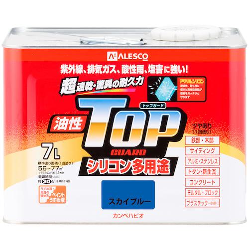 ■KANSAI 油性トップガード スカイブルー 7L〔品番:00017640641070〕【3627848:0】[送料別途見積り][法人・事業所限定][掲外取寄][店頭受取不可]