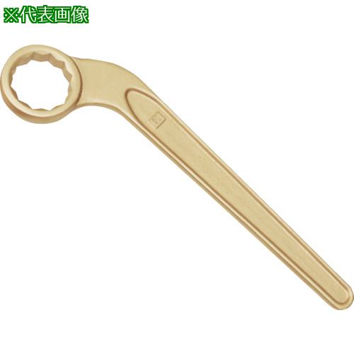 ■TAURUS 【売切廃番】防爆片口メガネレンチ(45度) 二面幅寸法(mm):80〔品番:15780A〕【3630761:0】[店頭受取不可]