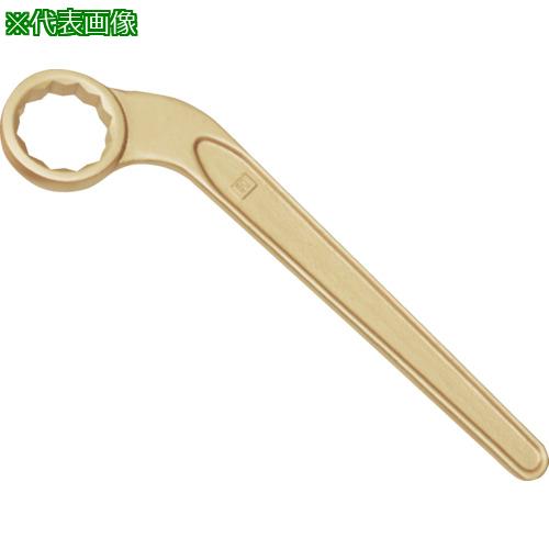 ■TAURUS 防爆片口メガネレンチ(45度) 二面幅寸法(mm):35〔品番:15735A〕【3632272:0】[店頭受取不可]