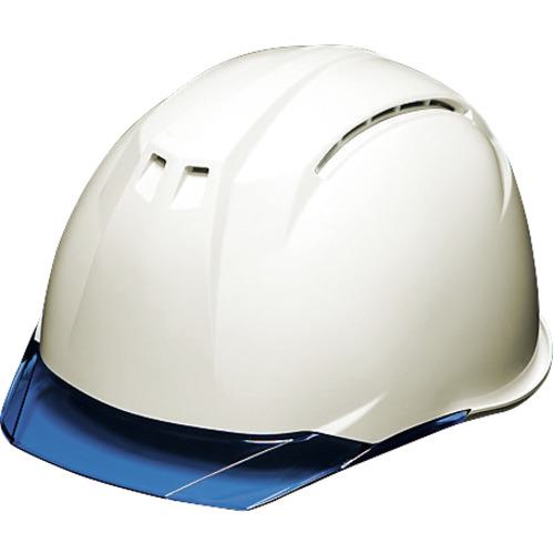 ■DIC ヒートバリア 透明バイザーヘルメット AA11EVO-CW KP 遮熱白/ブルー〔品番:AA11EVOCWHA6KPHBWB〕【3633874:0】[送料別途見積り][法人・事業所限定][外直送][店頭受取不可]