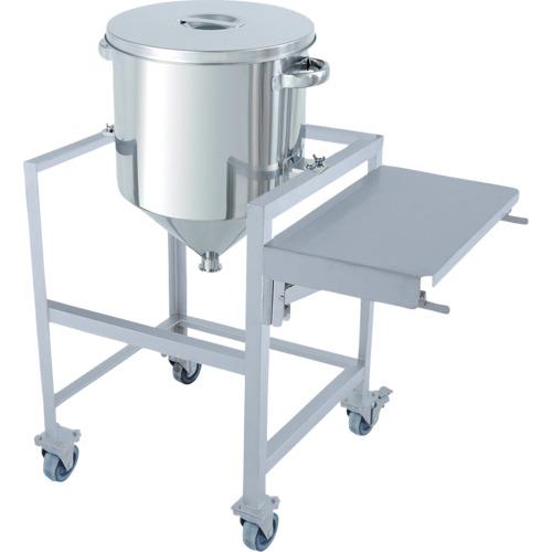 ■MONOVATE ホッパー型汎用容器 65L 架台付(作業台付)〔品番:HTSTASCB43〕【3639549:0】[法人・事業所限定][外直送元][店頭受取不可]