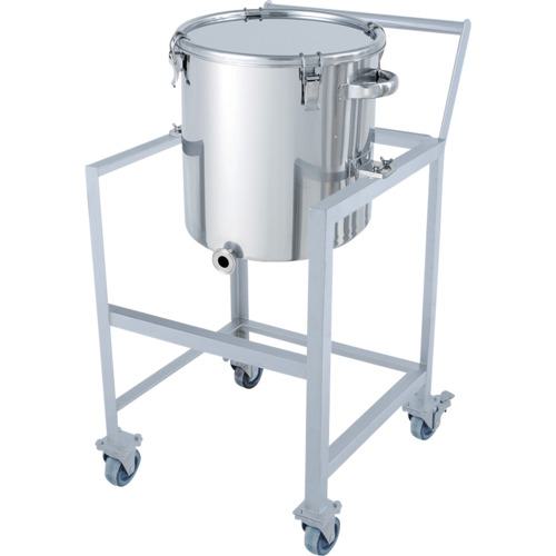 ■MONOVATE 片テーパー型クリップ式密閉容器 150L 架台付(取っ手・蓋置付)〔品番:KTTCTHASCC565〕【3642672:0】[法人・事業所限定][外直送元][店頭受取不可]｜ホームセンターバロー　店