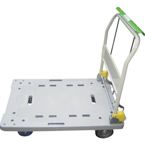 ■佐野車輌 樹脂台車プラスマイルブレーキEP300折畳み式(1421-1301)〔品番:PF301B〕【3649730:0】[送料別途見積り][法人・事業所限定][外直送][店頭受取不可] 104,720円