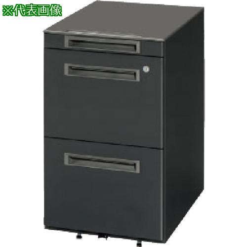 ■トヨスチール ワゴン ダイヤル錠ブラック色〔品番:WGND653NWBB〕【3658919:0】[送料別途見積り][法人・事業所限定][外直送][店頭受取不可]