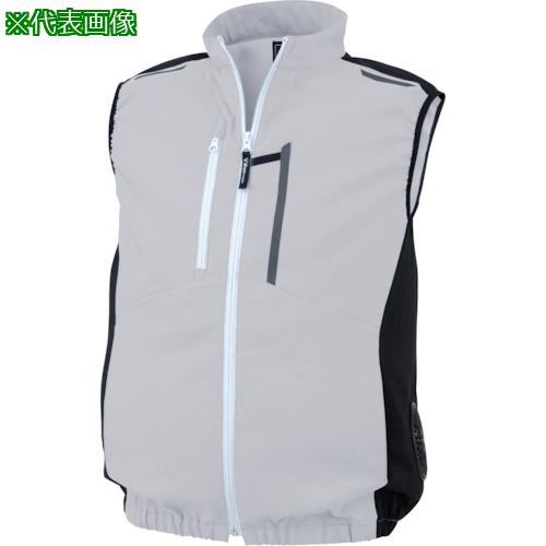 ■XEBEC 空調服制電ベスト XE98028-22-5L シルバーグレー〔品番:XE98028225L〕【3690379:0】[店頭受取不可]