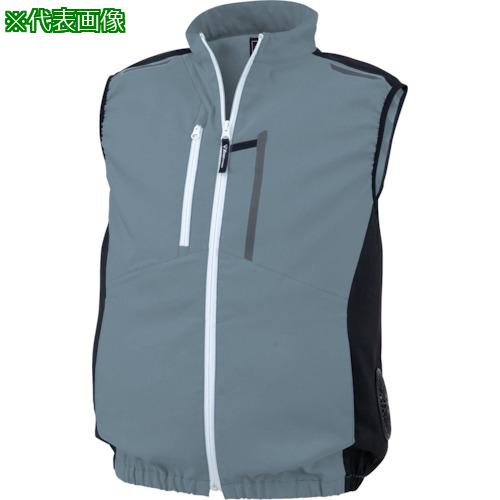 ■XEBEC 空調服制電ベスト XE98028-43-5L ブルーグレー〔品番:XE98028435L〕【3690387:0】[店頭受取不可]