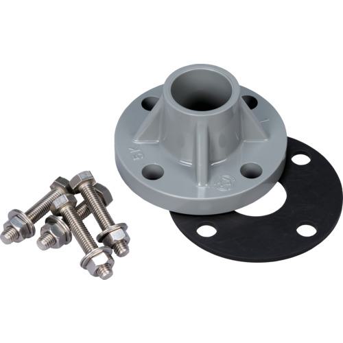 ■日本フイルター EGLE-24-C用オプション 「入口 TS-PVCフランジ 40A ASSY」 (フランジ・ボルト・ナット・パッキン)〔品番:F0720161010〕【3695667:0】[送料別途見積り][法人・事業所限定][外直送][店頭受取不可]